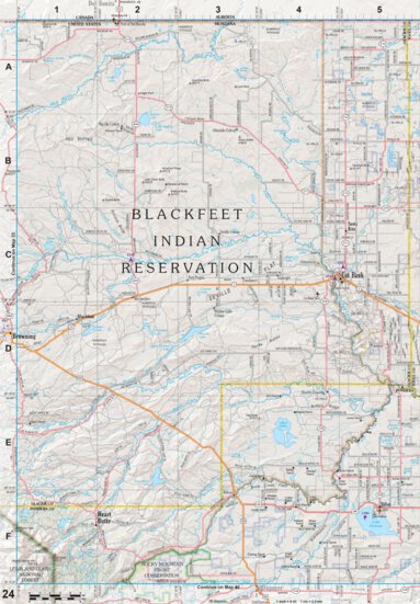 Montana Atlas & Gazetteer Page 24 Preview 1