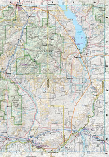 Montana Atlas & Gazetteer Page 71 Preview 1