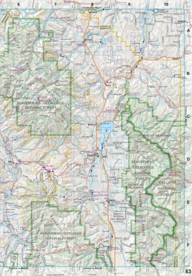 Montana Atlas & Gazetteer Page 83 Preview 1