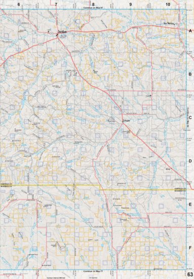 Montana Atlas & Gazetteer Page 63 Preview 1