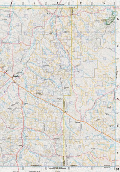 Montana Atlas & Gazetteer Page 91 Preview 1
