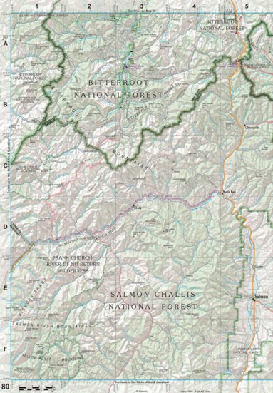 Montana Atlas & Gazetteer Page 80 Preview 1