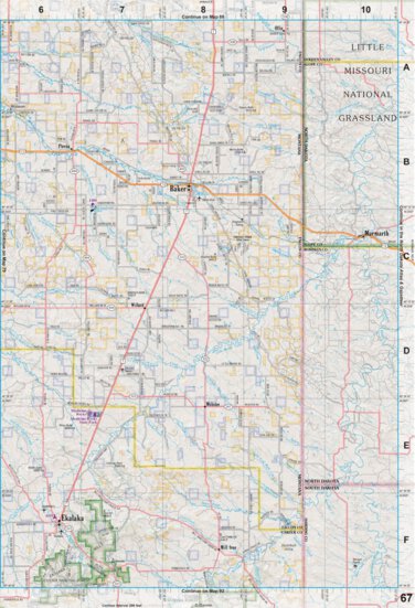 Montana Atlas & Gazetteer Page 67 Preview 1