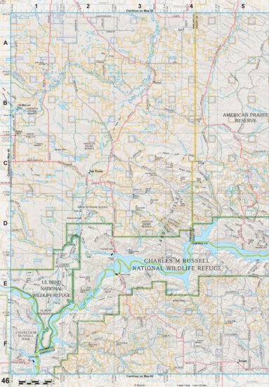 Montana Atlas & Gazetteer Page 46 Preview 1