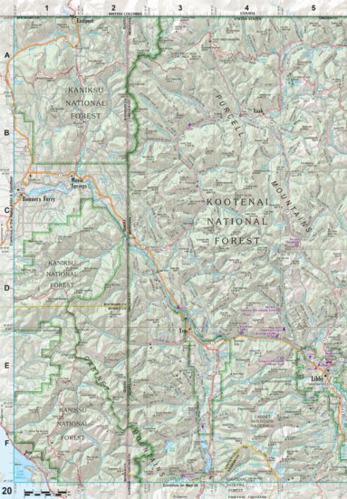 Montana Atlas & Gazetteer Page 20 Preview 1