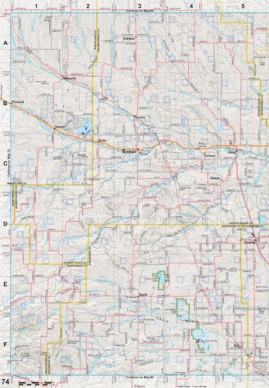 Montana Atlas & Gazetteer Page 74 Preview 1