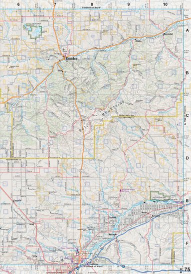 Montana Atlas & Gazetteer Page 75 Preview 1