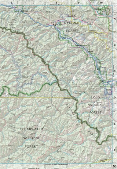 Montana Atlas & Gazetteer Page 53 Preview 1