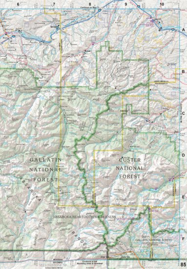 Montana Atlas & Gazetteer Page 85 Preview 1