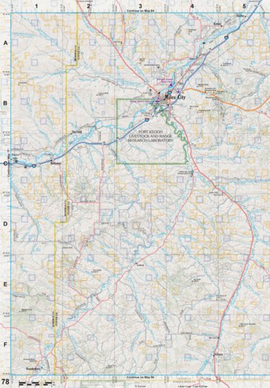 Montana Atlas & Gazetteer Page 78 Preview 1