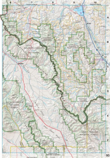 Montana Atlas & Gazetteer Page 93 Preview 1