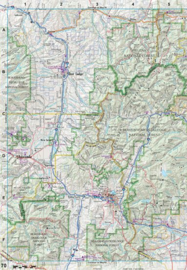 Montana Atlas & Gazetteer Page 70 Preview 1