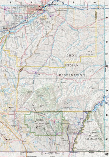 Montana Atlas & Gazetteer Page 87 Preview 1