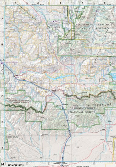 Montana Atlas & Gazetteer Page 94 Preview 1