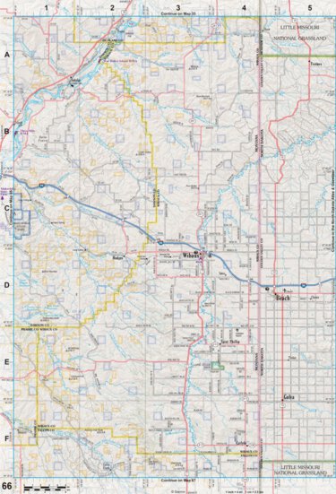 Montana Atlas & Gazetteer Page 66 Preview 1