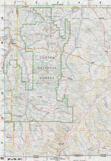 Montana Atlas & Gazetteer Page 90 Preview 1