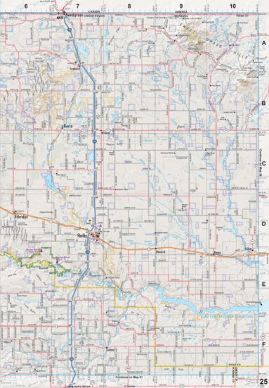 Montana Atlas & Gazetteer Page 25 Preview 1