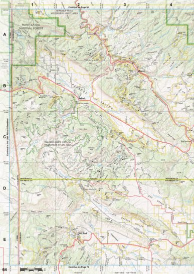 Colorado Atlas & Gazetteer Page 64 Preview 1