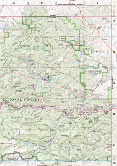 Colorado Atlas & Gazetteer Page 19 Preview 1