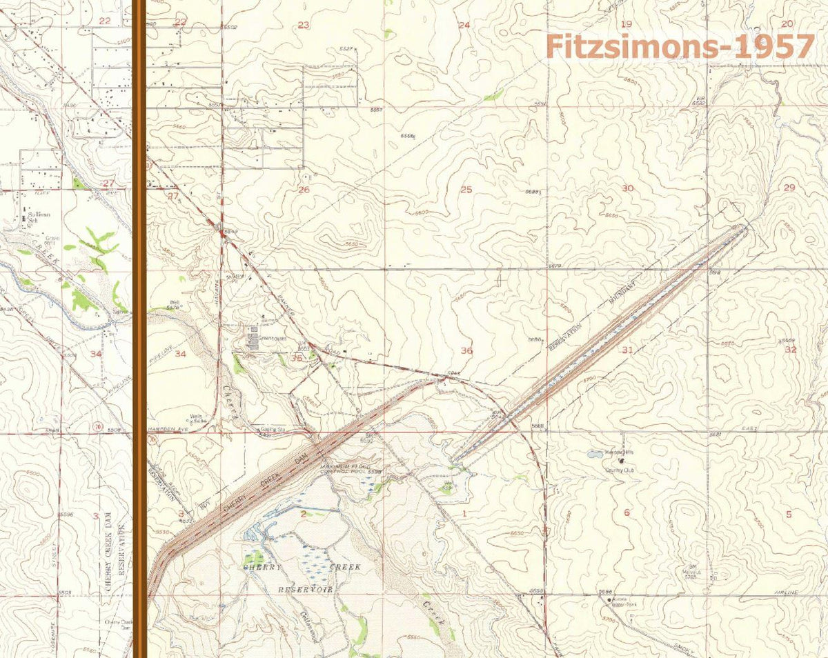 16 quad area/5 decades - Historical USGS Topo Maps of Denver, CO 1941 ...