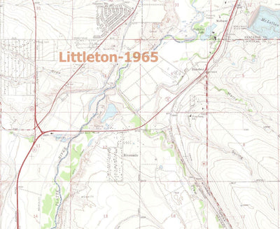 16 quad area/5 decades - Historical USGS Topo Maps of Denver, CO 1941-47, '51-'57,' 65, '71 & '79-80 Preview 3