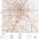 Historical Trails, Stagelines, R.R.'s & Landmarks of Denver (>1,700 sq miles), USGS Pub I856G (1976) Preview 1