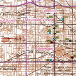 Historical Trails, Stagelines, R.R.'s & Landmarks of Denver (>1,700 sq miles), USGS Pub I856G (1976) Preview 2
