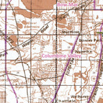 Historical Trails, Stagelines, R.R.'s & Landmarks of Denver (>1,700 sq miles), USGS Pub I856G (1976) Preview 3