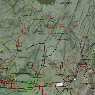 Ískort 2024 - 1:50.000 - Mývatn Preview 3
