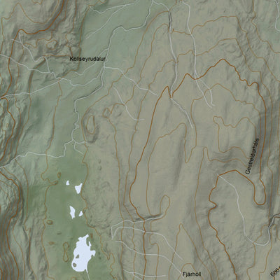 Ískort 2024 - 1:50.000 - Möðrudalsöræfi Preview 2