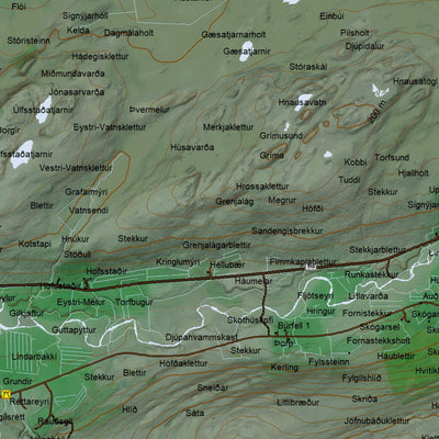 Ískort 2024 - 1:50.000 - Borgarfjörður Preview 2