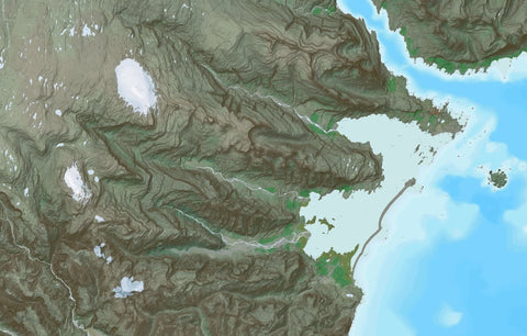 Ískort 2024 - 1:25.000 - Þrándarjökull Preview 1