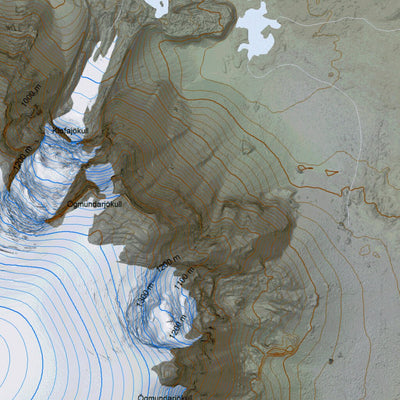 Ískort 2024 - 1:50.000 - Langjökull Preview 3