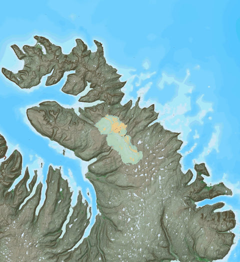 Ískort 2024 - 1:50.000 - Strandir Preview 1