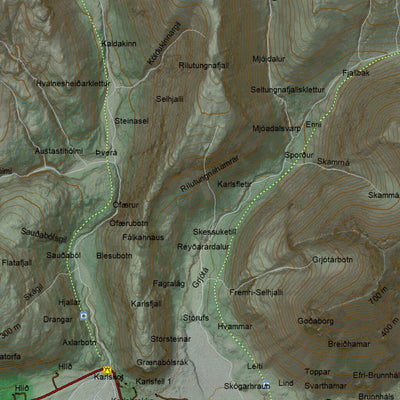 Ískort 2024 - 1:50.000 - Austfirðir Suður Preview 3