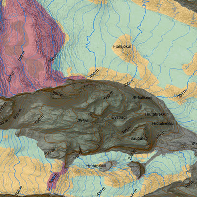 Ískort 2024 - 1:50.000 - Skaftafell Preview 2