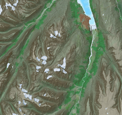 Ískort 2024 - 1:25.000 - Glerárdalur Preview 1