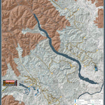 Chelan County Washington Winter Recreation Map 18x24 Preview 1