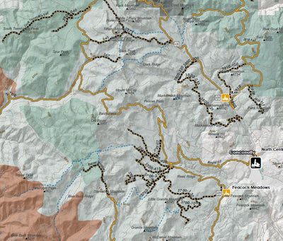 North Central Washington Winter Recreation: Winthrop, Conconully & Mazama 18x24