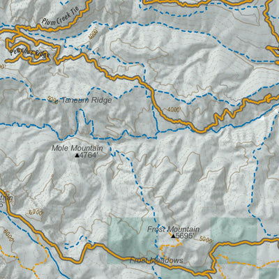 Crystal Springs to Greenwater Winter Recreation 18x24