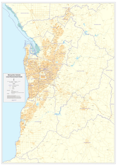 Adelaide Metro LGA Map Preview 1