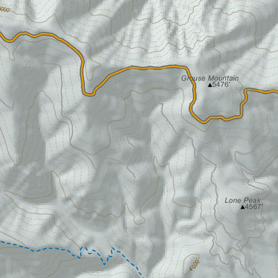 Snowmobile and Nordic Trails in the Lake Chelan Area, Washington. Large (36x36