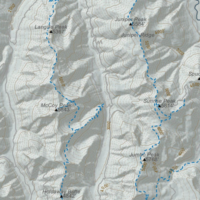 Snowmobile and Nordic Trails in the Southwest Washington Cascades/Gifford Pincho NF. Large (36x36