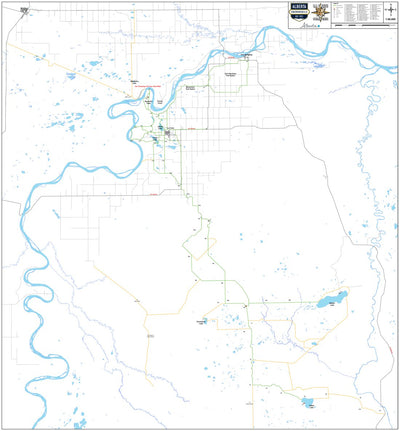 La Crete Polar Cats Snowmobile Club - 2023-24 Trail Map Preview 1