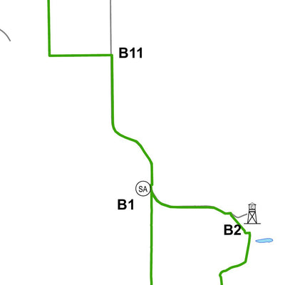 La Crete Polar Cats Snowmobile Club - 2023-24 Trail Map Preview 2