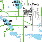 La Crete Polar Cats Snowmobile Club - 2023-24 Trail Map Preview 3