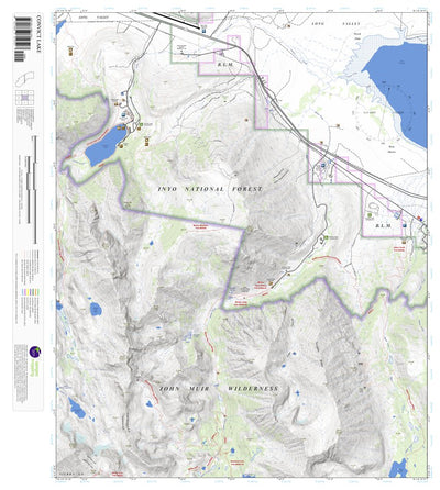 Convict Lake, California 7.5 Minute Topographic Map Preview 1