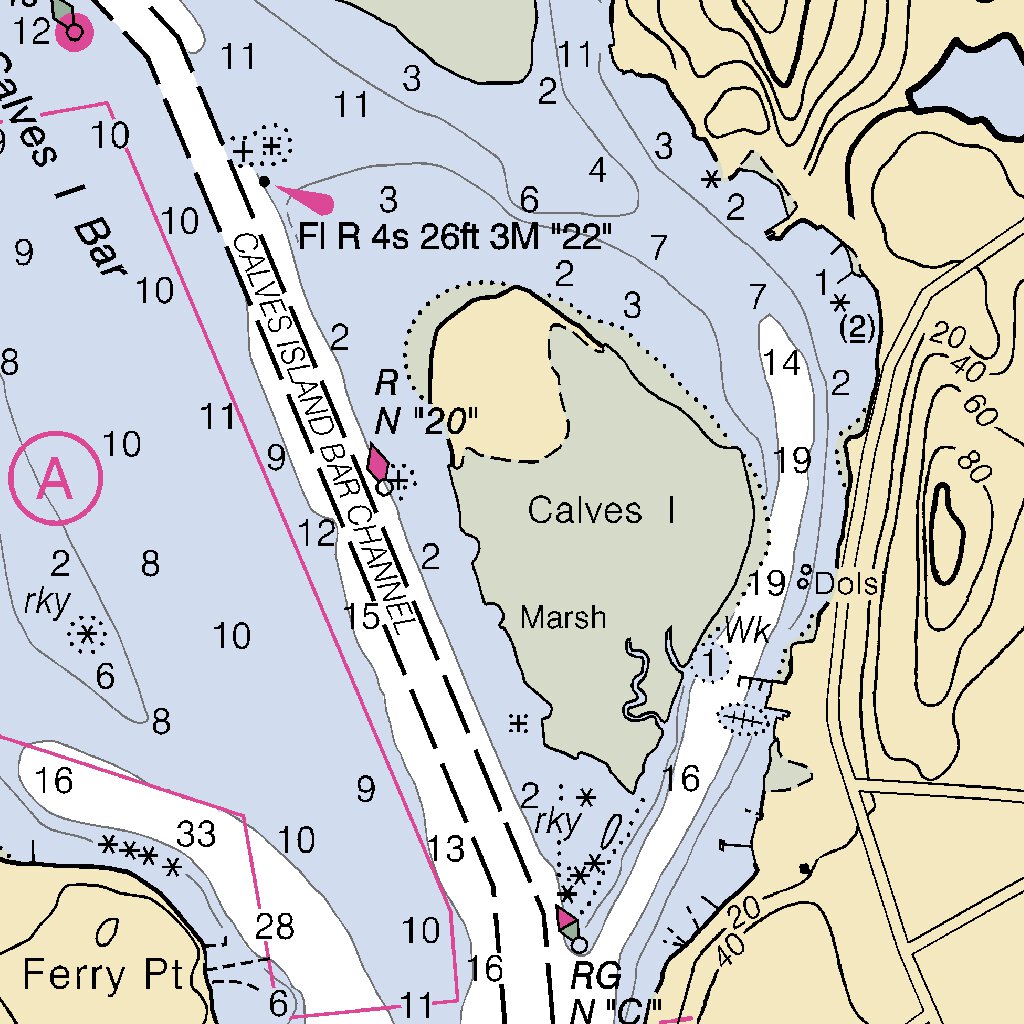 Connecticut River Long Island Sound To Deep River Map by National ...