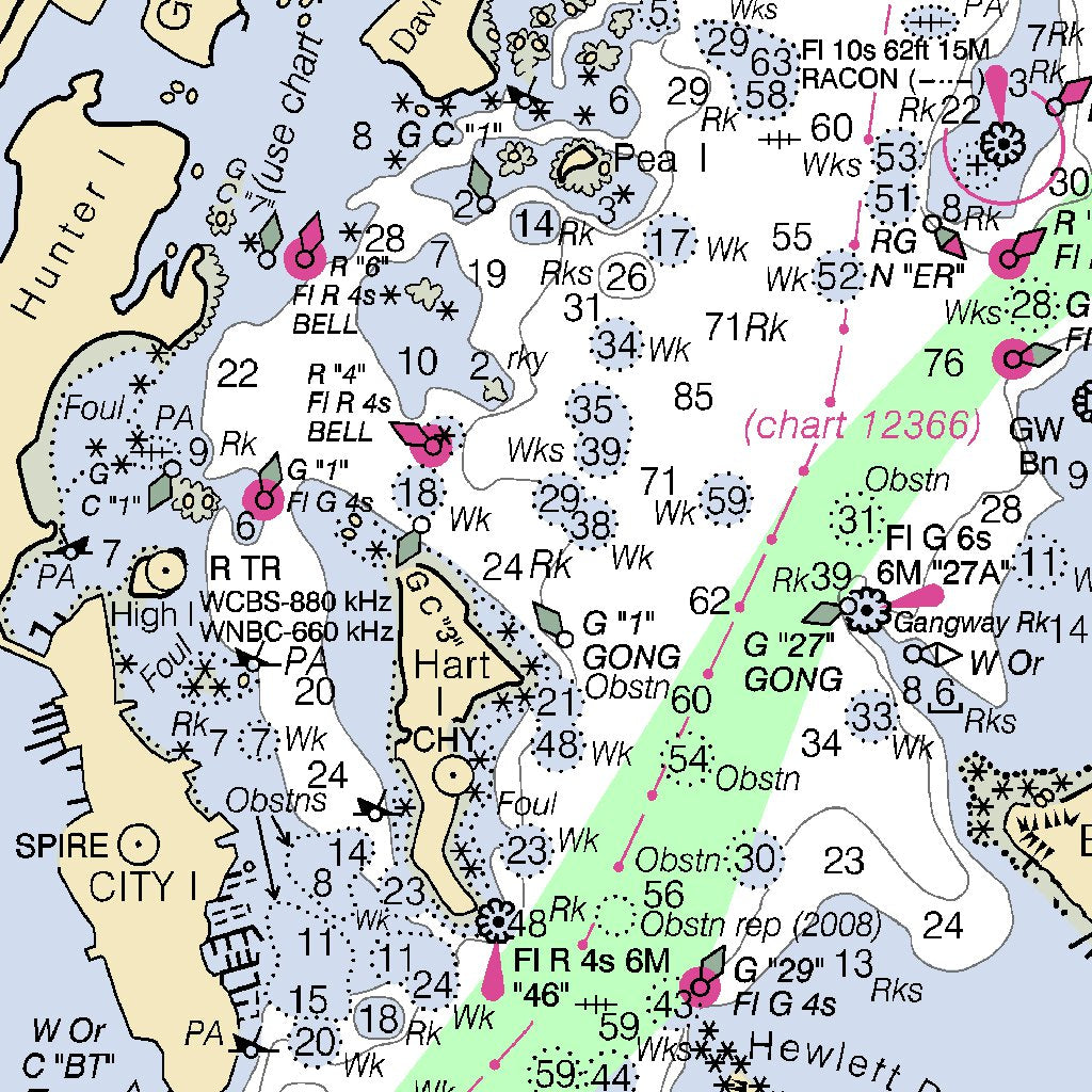 Puget Sound Navigation NOAA Nautical Chart 18448 Puget Sound Southern