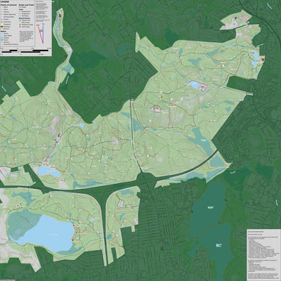 Blue Hills State Reservation Trail Map Preview 1